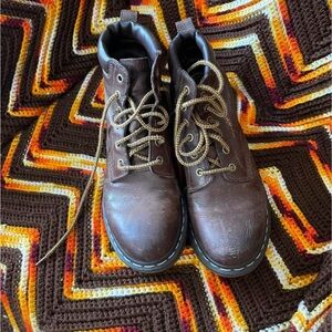 Vintage Dr. Martens Dark Brown Leather Boots